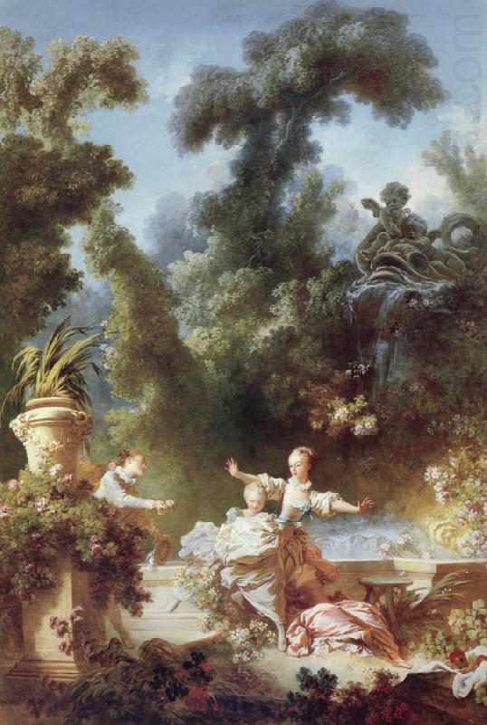 Jean-Honore Fragonard The Progress of love china oil painting image